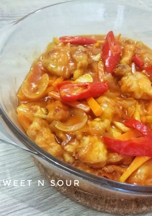 Foto resep Ayam asam manis