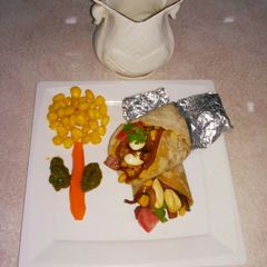 A picture of Mix Veg Badam Wrap.