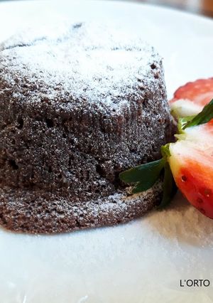 Foto di Tortino al cioccolato dal cuore morbido fondente