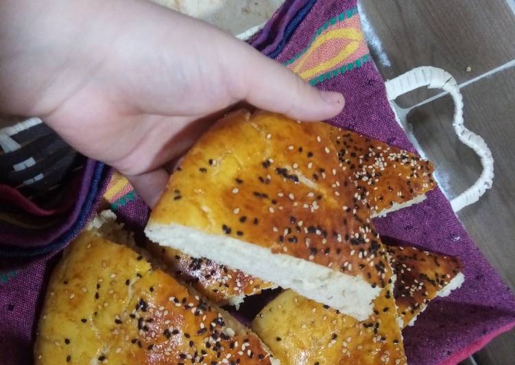 خبز الدار خفيف ريشة وناجح من اول تجربة 🤤🥰