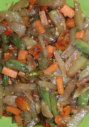 Foto resep Tumis Labu Siam Campur2