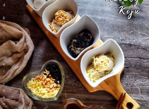 Foto resep Mochi bites Saus Karamel Topping Oreo Kacang Keju