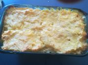 Una foto de puré de patatas fácil