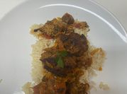 A picture of minced beef sauce