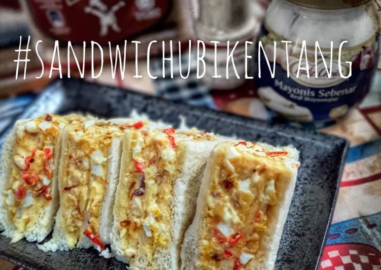 Cara Buat Sandwich ubi kentang yang Sederhan