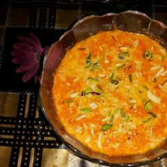 Carrot kheer A picture of Carrot kheer.