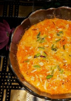 A picture of Carrot kheer.