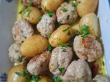 Polpettine al limone con patate novelle