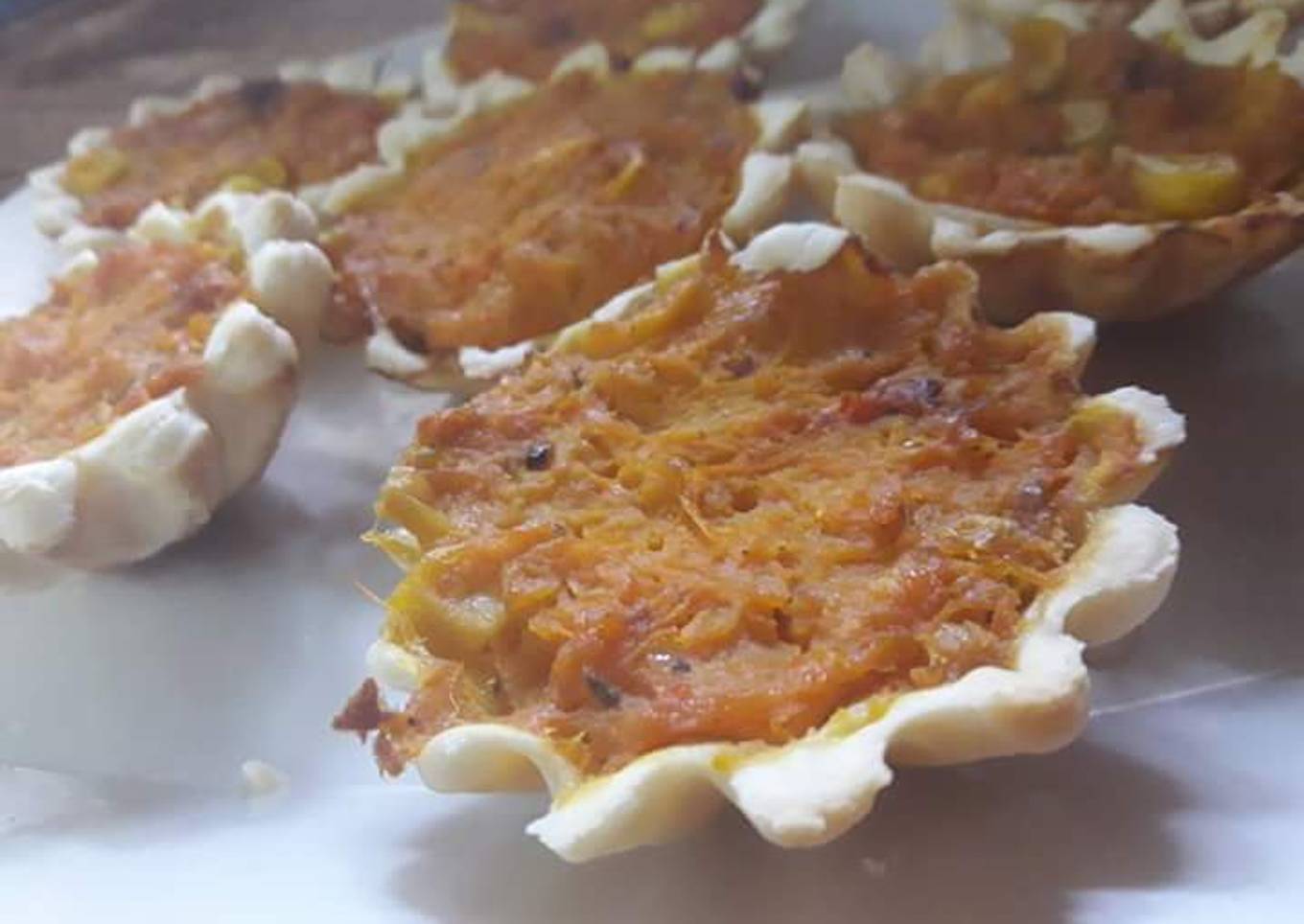 Tarteletitas de calabaza, queso y choclo
