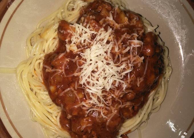 Ternyata ini loh! Resep buat Spageti saus Bolognaise  gurih