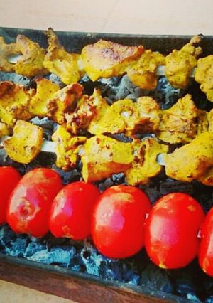 عکسی از دستور جوجه زعفرانی مخصوص