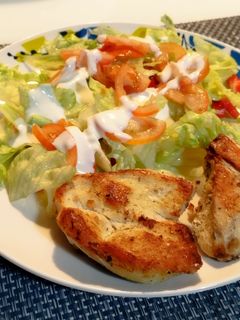 Pirított csirkemell Air fryerben recept fotója
