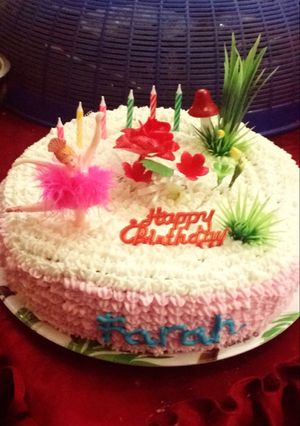 Foto resep Cake ultah serba 250 gram 🎂👌
