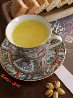 عکسی از دستور شیر پسته زعفرانی