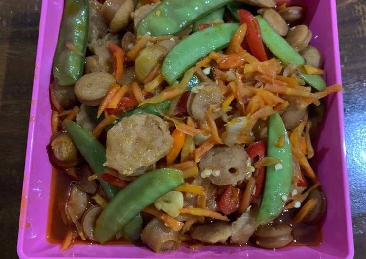 Easiest Way to Cook Delicious ⭐️Bakso Sosis Pedas Manis⭐️
