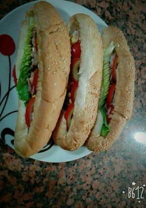 صورة لوصفة ساندويشات التونة