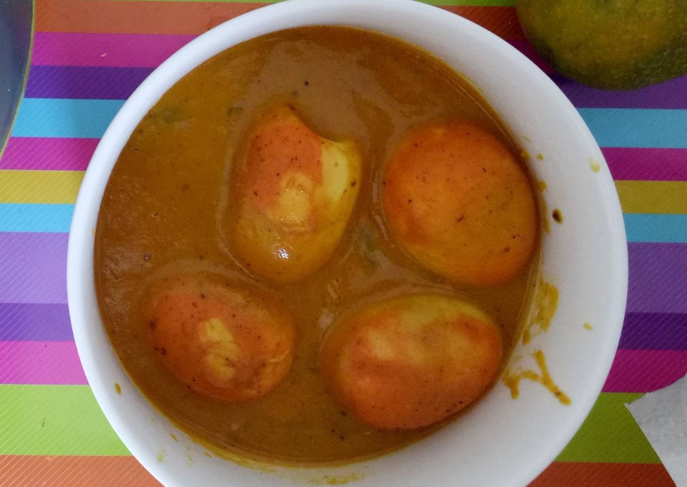 Masakan India : Egg butter masala