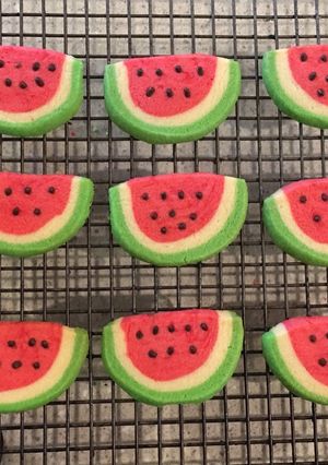 Foto resep Watermelon Cookies Enak dan Renyah