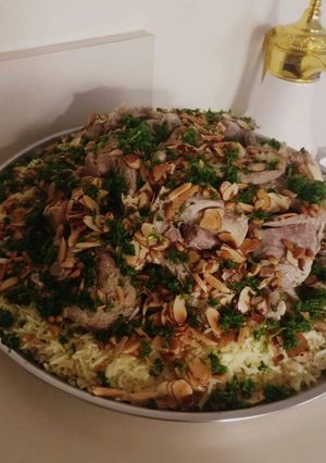 صورة لوصفة منسف اردني