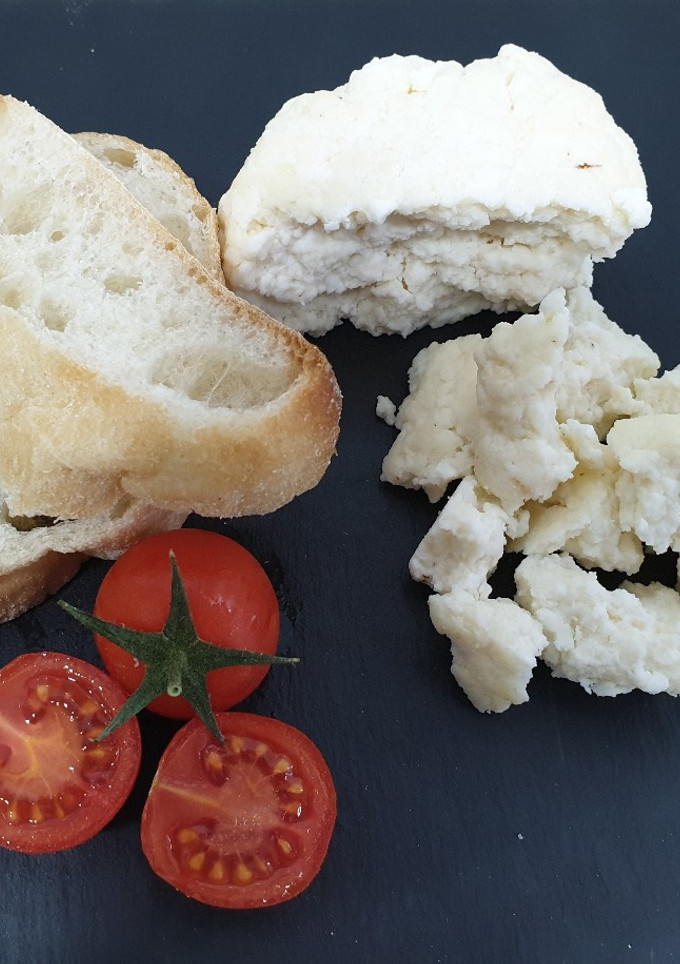 Una foto de Ricotta casera