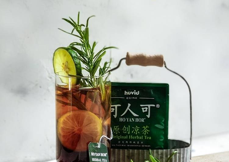 Langkah Mudah untuk Membuat Herbal tea rosmary dan citrus yang Bikin Ngiler