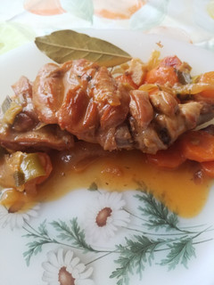 Una foto de Conejo en escabeche
