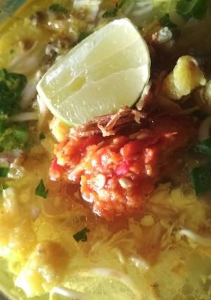 Foto resep Soto Ayam Kuah Kuning