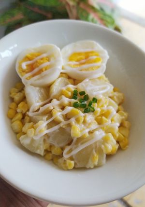 Foto resep Corn Potatoes Mayo