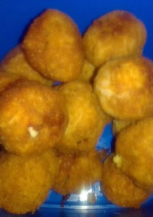 Una foto de Torreja de arroz con queso 😋