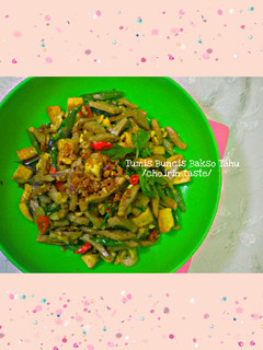Foto resep Tumis Buncis Bakso Tahu