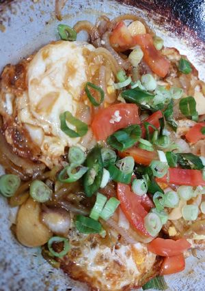Foto resep Telur kecap bawang bombay