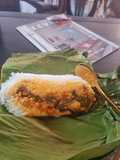 Nasi bakar ikan suwir kemangi