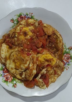 Foto resep Ceplok Telor Sambalado Penuh Kenangan