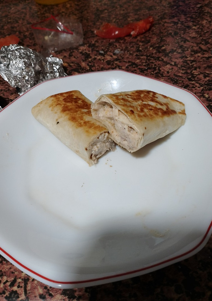 Una foto de Kebab de pollo