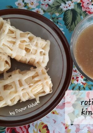 Foto resep Roti Jala Saus Kinca Durian