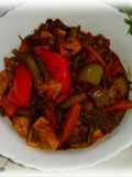 Mixed dry vegetables curry