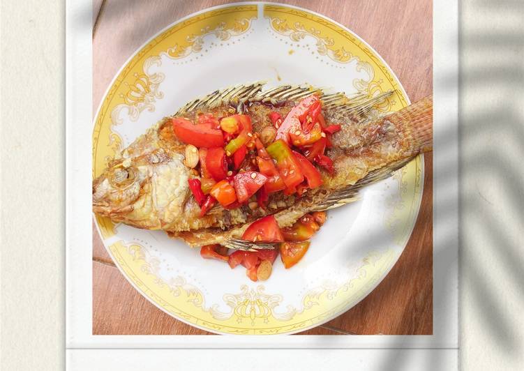 Cara mengolah Mujair bumbu kecap, Enak Banget