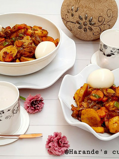 A picture of Chicken potatoes casserole.