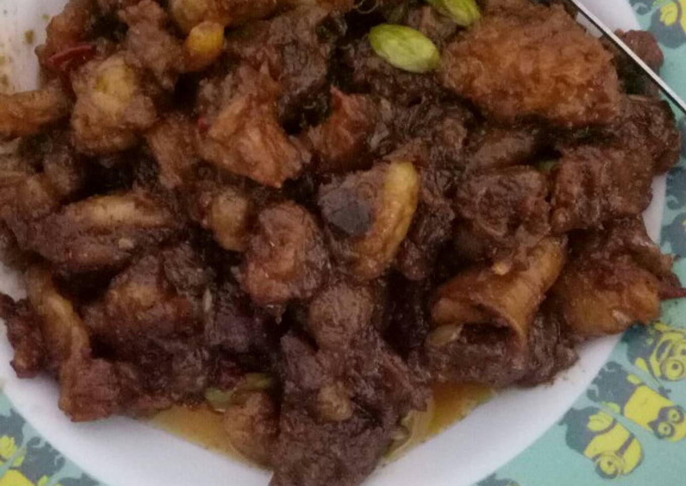 Panggang goreng daging &tetelan