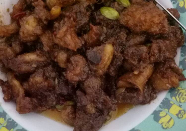 Resep Panggang goreng daging &amp;tetelan Enak Banget