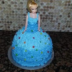 Doll cake A picture of Doll cake.