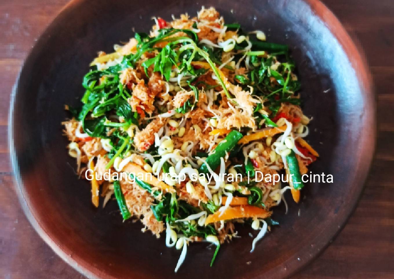 Gudangan atau urap sayuran