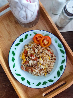 Foto resep Nasi Goreng Sosis (bumbu iris)