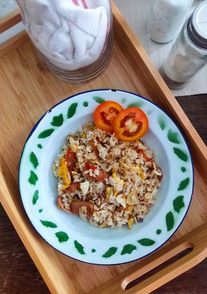 Foto resep Nasi Goreng Sosis (bumbu iris)