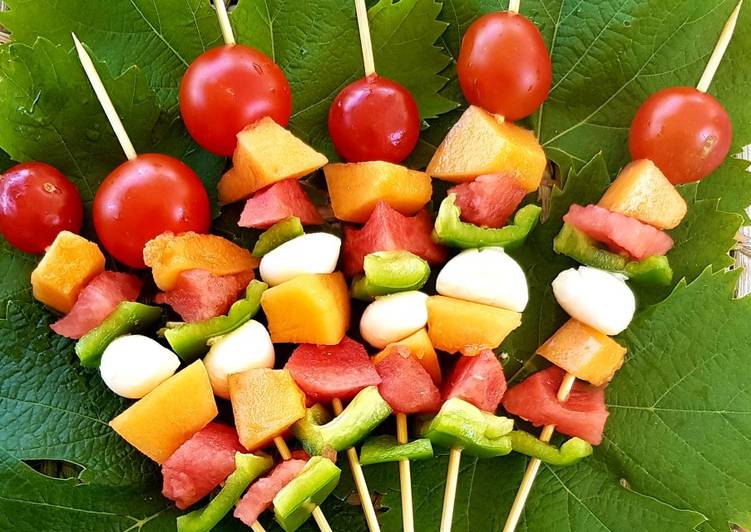 Easiest Way to Prepare Perfect Brochettes colorées