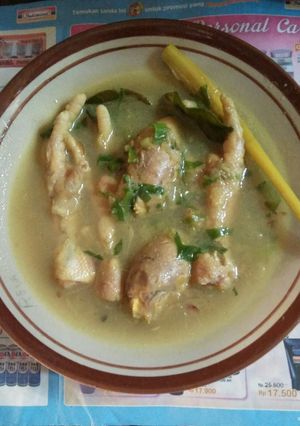 Foto resep Soto ceker + kapala ayam broiler