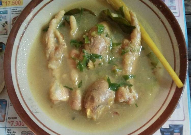 Resep Soto ceker + kapala ayam broiler yang Sempurna