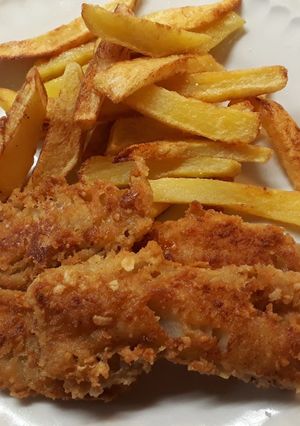 Φωτογραφία της συνταγής Fish and chips α λα μαμά