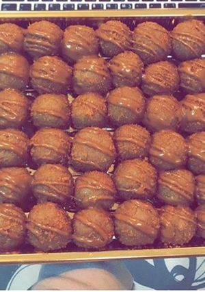 صورة لوصفة كرات اللوتس 🍯💜