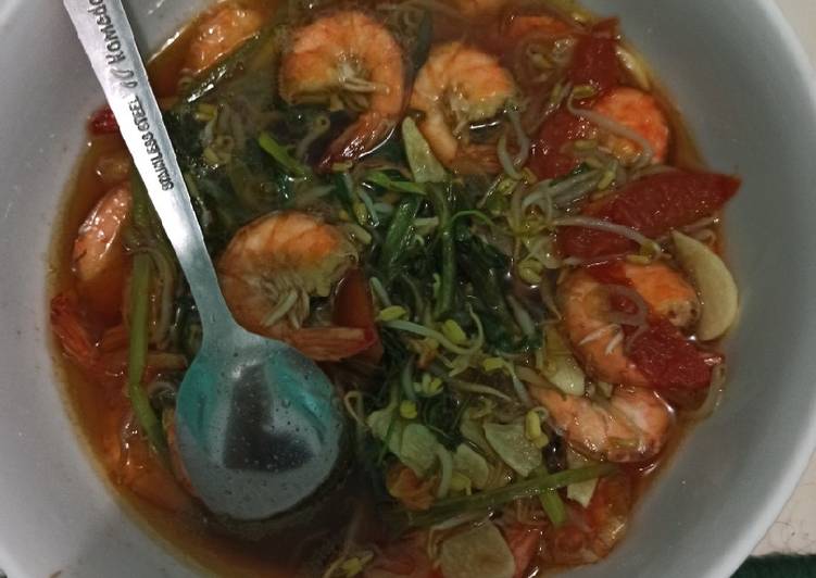 Bahan Udang tumis kangkung dan taoge | Resep Bumbu Udang tumis kangkung dan taoge Yang Bikin Ngiler